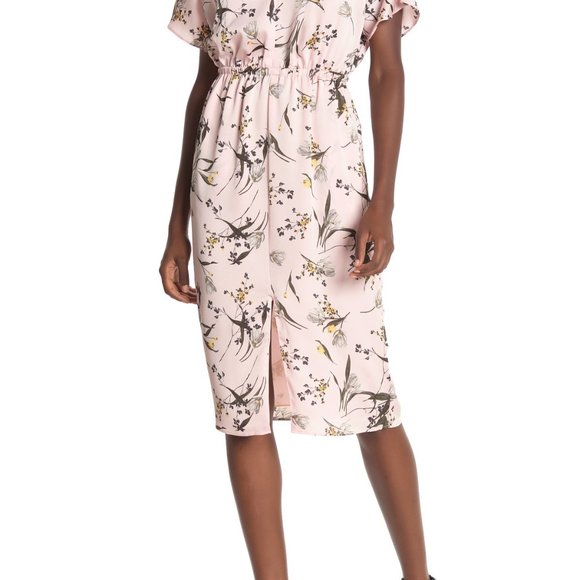 NWT RACHEL Rachel Roy Floral-Print Shift Dress - Picture 2 of 3